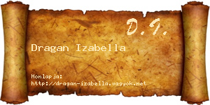 Dragan Izabella névjegykártya
